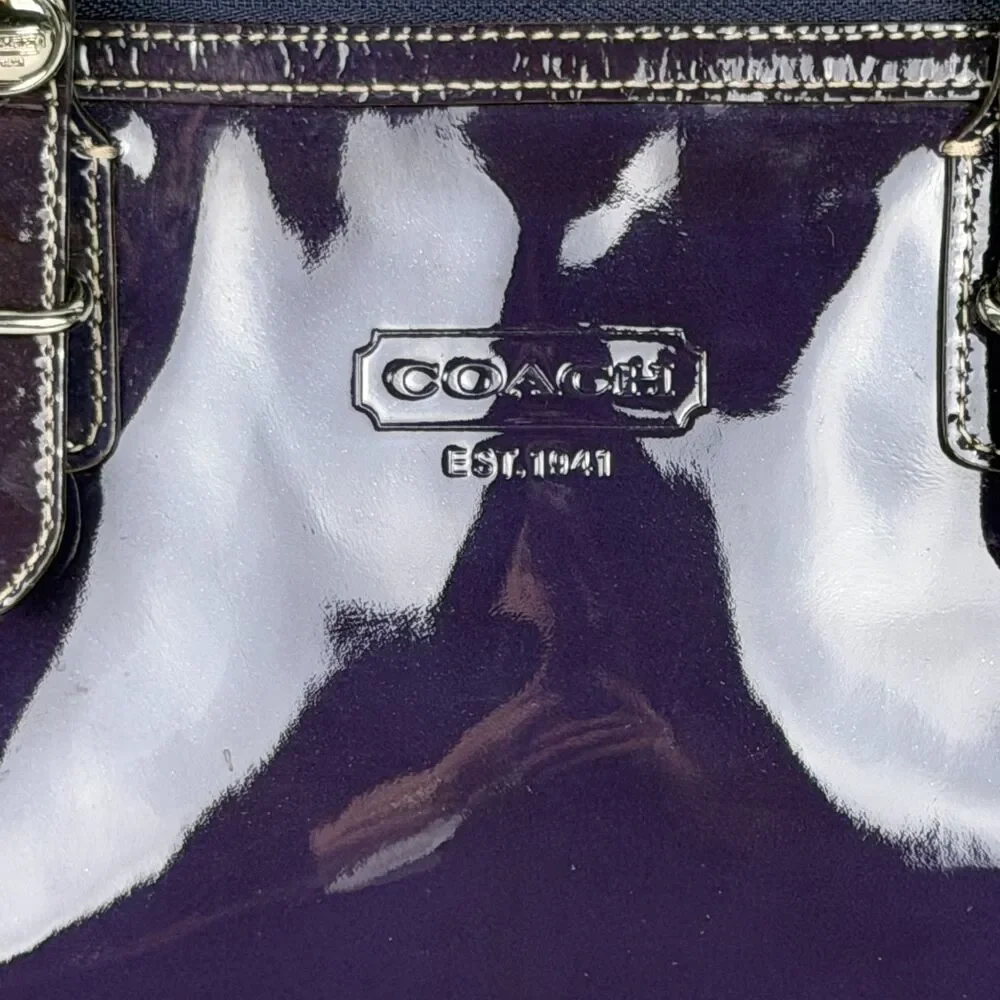 Coach structured satchel